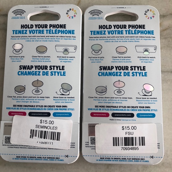 Florida State University POP Socket - Picture 2 of 2